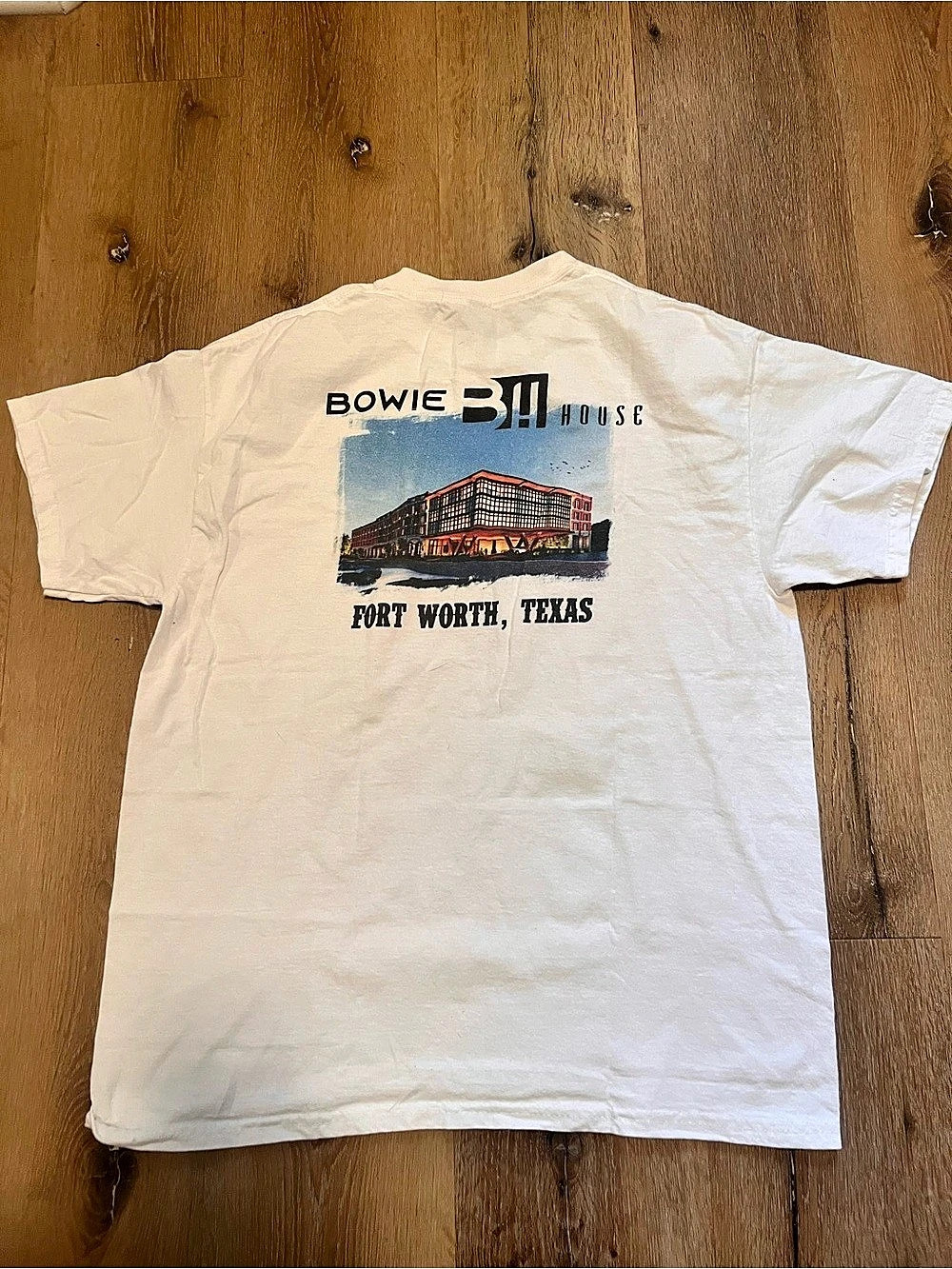 Fort Worth Large no tag Bowie B3M House 2022 Graphic Tee in White
